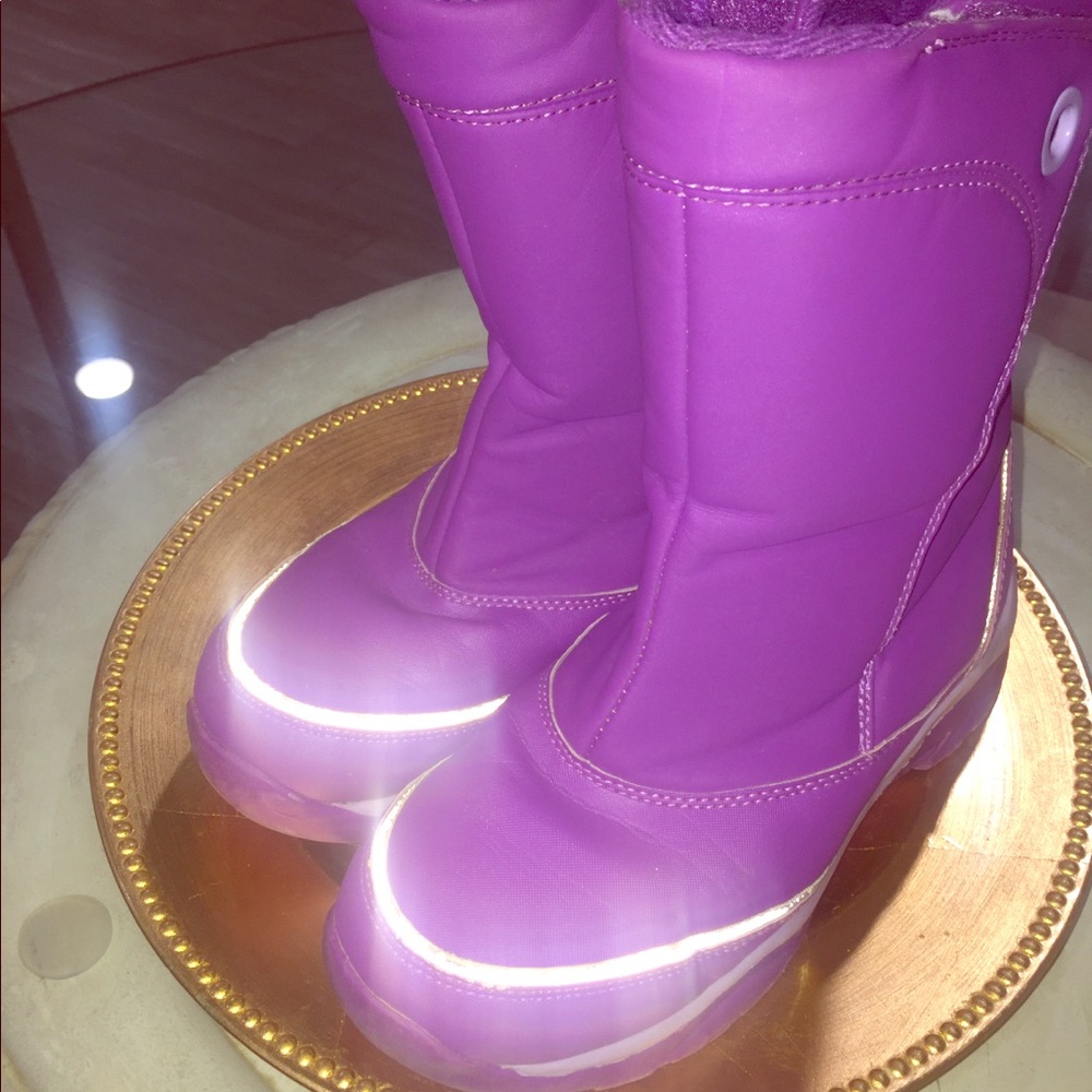 LAND’S END Snow boots 5M Youth Purple